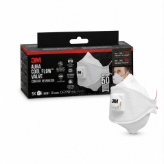 3M Aura 9332+ FFP3 avec valve, 5 unités