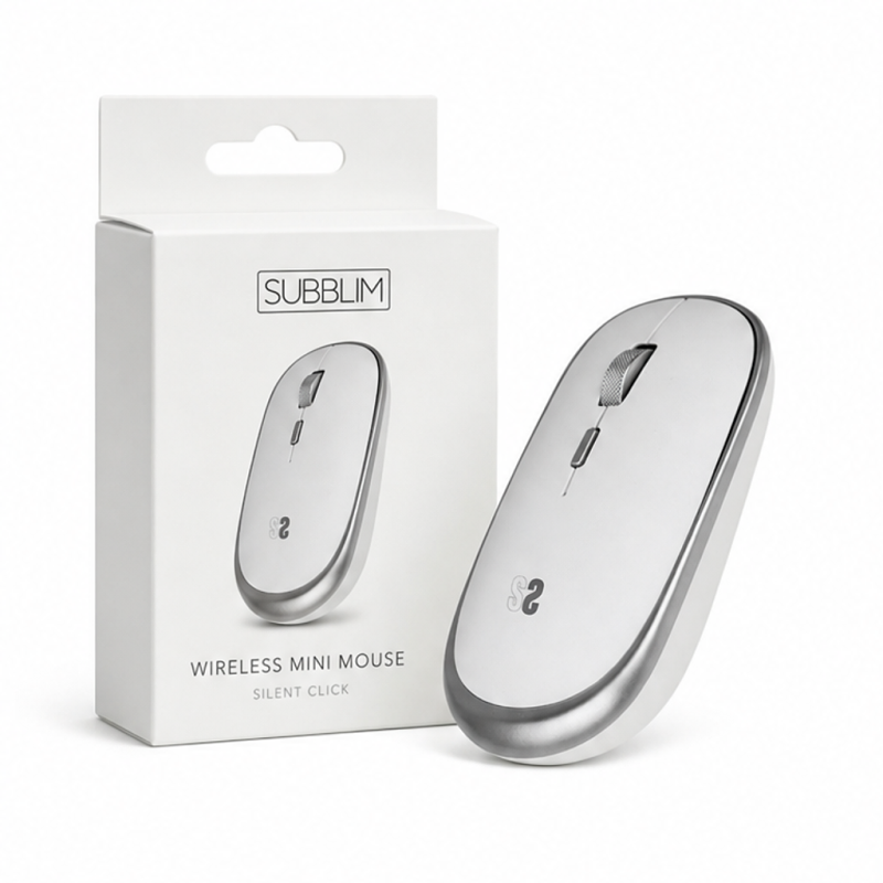 Souris sans fil Subblim Mini blanche