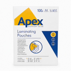 Pochettes de plastification Fellowes A4 brillantes 75 µm – lot de 100 – Fin de série