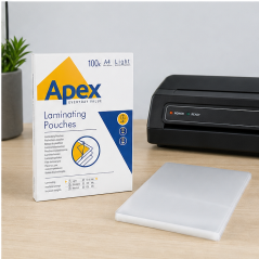 Pochettes de plastification Fellowes A4 brillantes 75 µm – lot de 100 – Fin de série