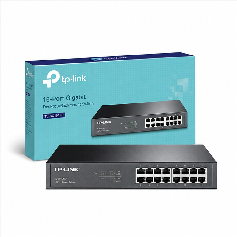 TP-Link TL-SG1016D Switch Gigabit 16 ports – Fin de série