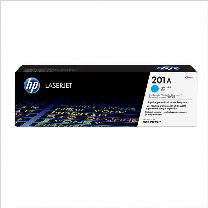 Toner HP 201A cyan original (CF401A) – Fin de série