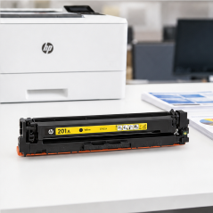 Toner HP 201A jaune original (CF402A) – Fin de série