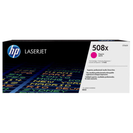Toner HP 508X magenta grande capacité original (CF363X) – Fin de série