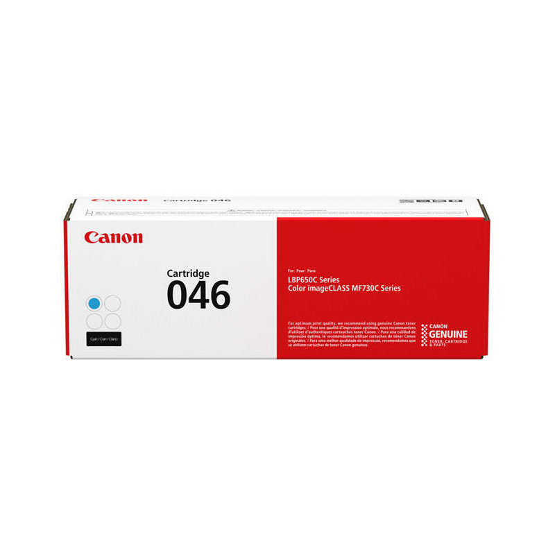 Toner Canon 046 cyan original (1249C002) – Fin de série