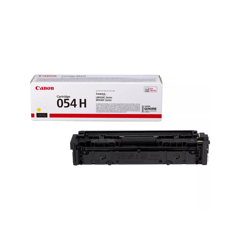 Toner Canon 054H jaune original (3025C002) – Fin de série