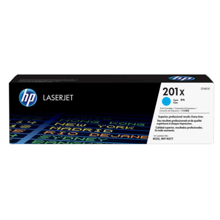 Toner HP 201X cyan grande capacité original (CF401X) – Fin de série