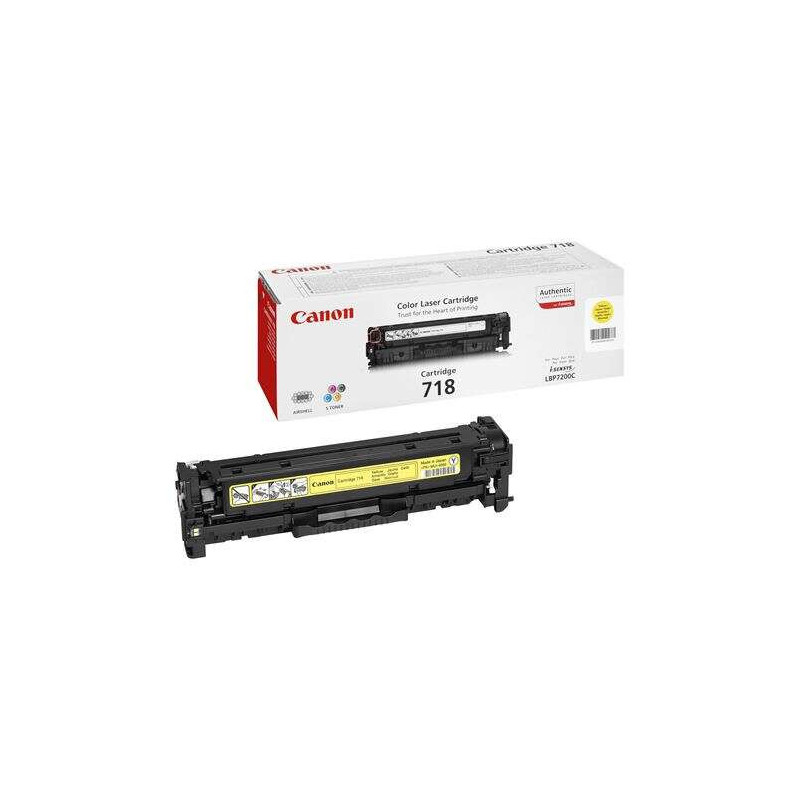 Toner Canon 718 jaune original (2659B002) – Fin de série