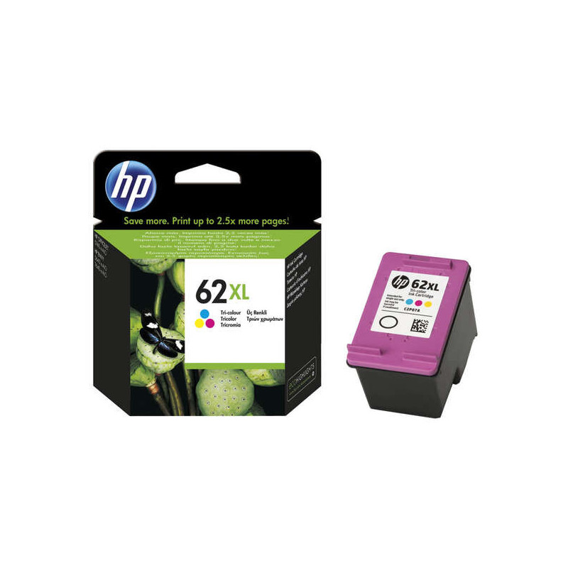 Cartouche HP 62XL trois couleurs originale (C2P07AE) – Fin de série