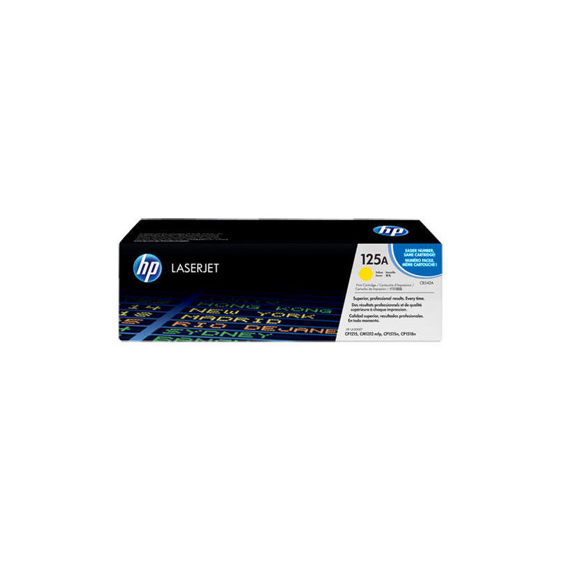 Toner HP 125A jaune original (CB542A) – Fin de série