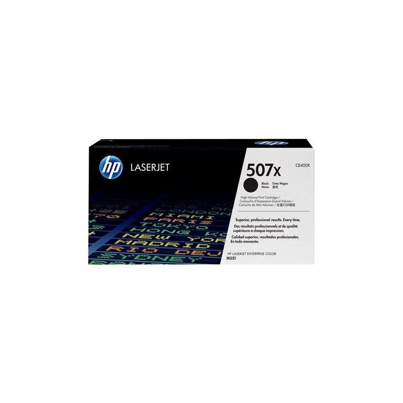 Toner HP 507X noir grande capacité original (CE400X) – Fin de série