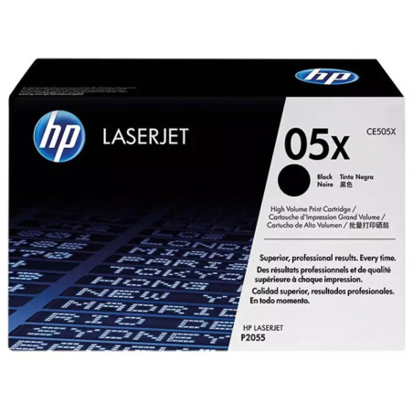 Toner HP 05X noir grande capacité original (CE505X) – Fin de série