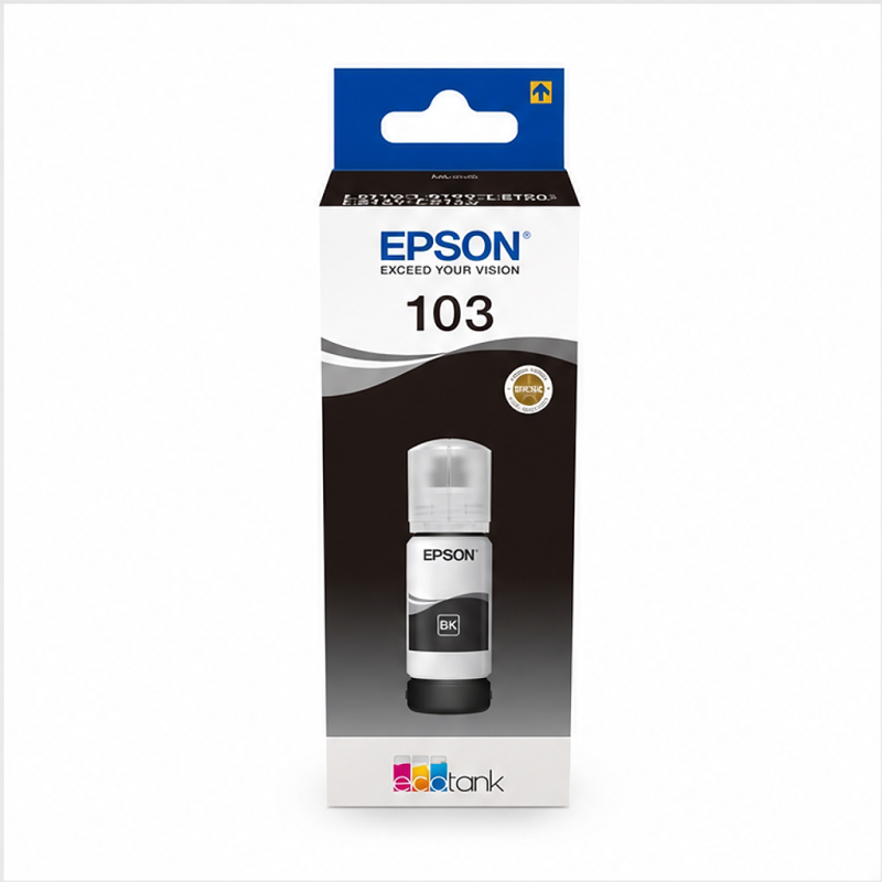 Epson 103 Original Black EcoTank Ink Bottle (65 ml)