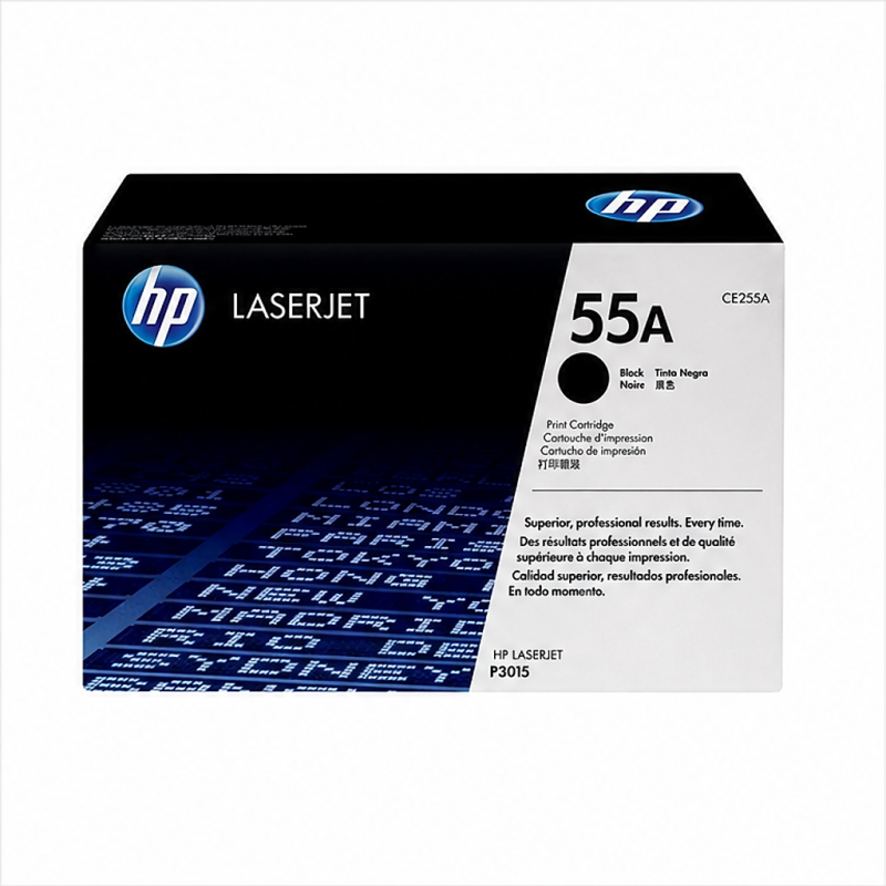 HP 55A Noir Cartouche de toner LaserJet originale CE255A
