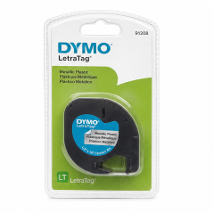 DYMO LetraTag 91208 Metallic Tape 12 mm x 4 m