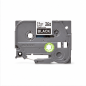 Brother TZe-335 Genuine Laminated Label Tape, 12 mm x 8 m, White on Black