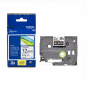 Brother TZe-335 Genuine Laminated Label Tape, 12 mm x 8 m, White on Black
