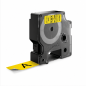 Original Dymo D1 45808 Label Tape, Black on Yellow, 19 mm x 7 m