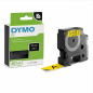 Original Dymo D1 45808 Label Tape, Black on Yellow, 19 mm x 7 m
