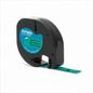 DYMO LetraTag 91204 green label tape 12 mm x 4 m