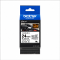 Brother TZe-FX251 Flexible ID Tape 24 mm Black on White 8 m