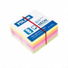 Milan Neon Mini Adhesive Notes 50 x 50 mm, 250 – pack of 12