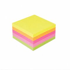 Milan notes adhésives néon mini 50 x 50 mm, 250 – lot de 12