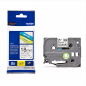 Brother TZe-141 laminated label tape, black on clear, 18 mm x 8 m