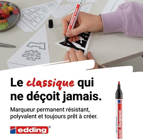 Marqueur permanent edding 3000